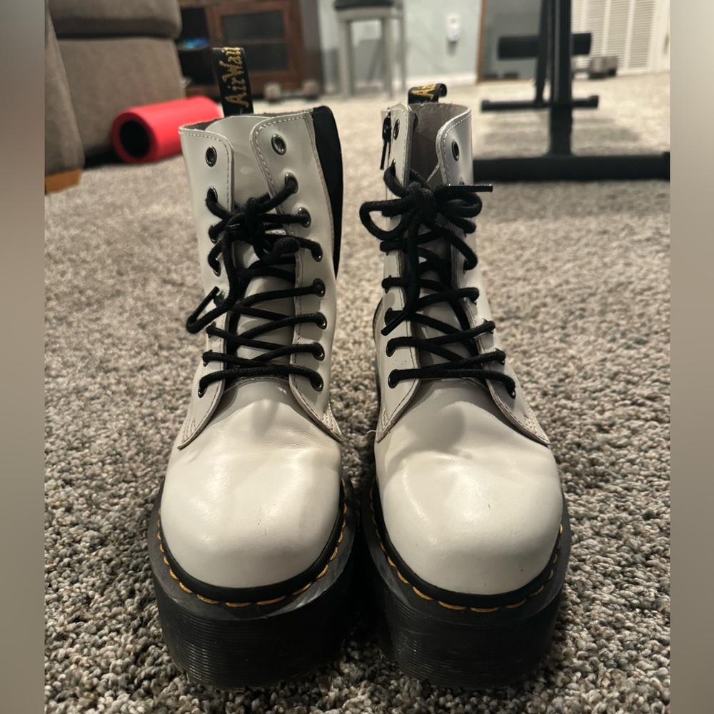 JADON BOOT SMOOTH LEATHER PLATFORMS - Picture 10 of 11